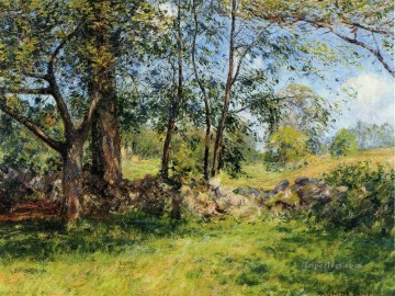 tonalism tonalist Painting - Summer Landscape aka Summertime Tonalism Joseph DeCamp